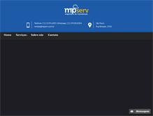 Tablet Screenshot of mpserv.com.br
